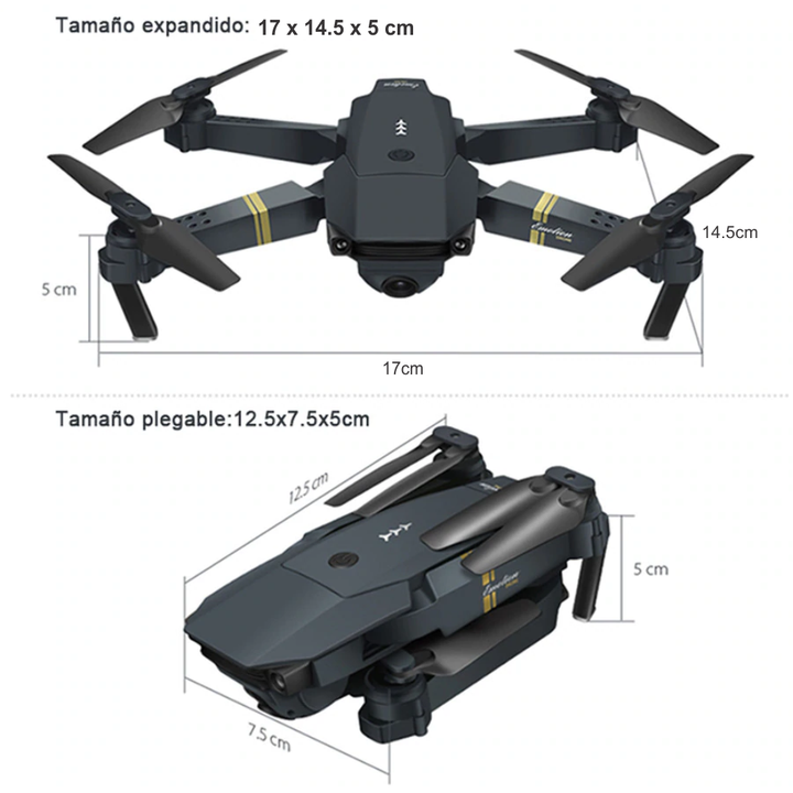 Drone Plegable Con Cámara Wifi 2.4g 998w